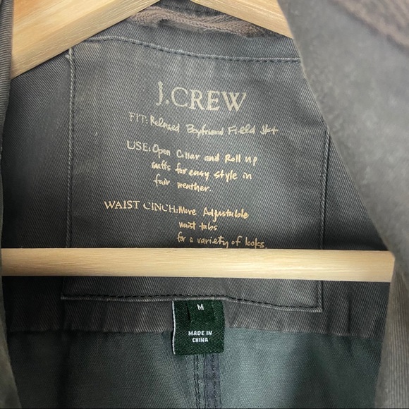 J CREW Relaxed Boyfriend Field Jacket Size M - Picture 7 of 7